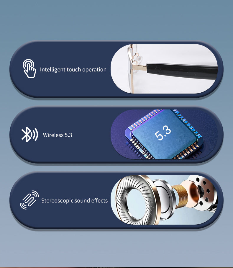 Smart AI glasses Bluetooth Connectivity Real-Time translation GS-06