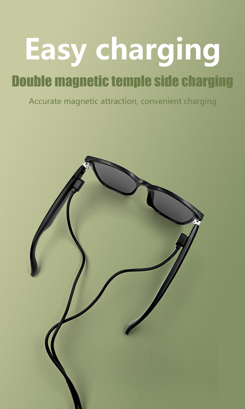 Smart glasses Bluetooth audio Connectivity Real time AI translation support lens change GS-05