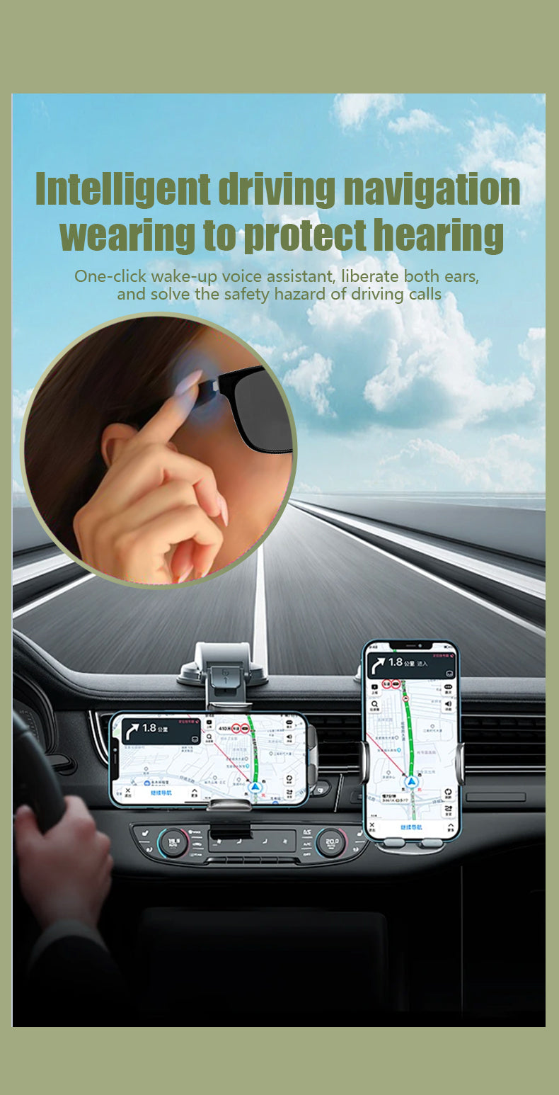 Smart glasses Bluetooth audio Connectivity Real time AI translation support lens change GS-05