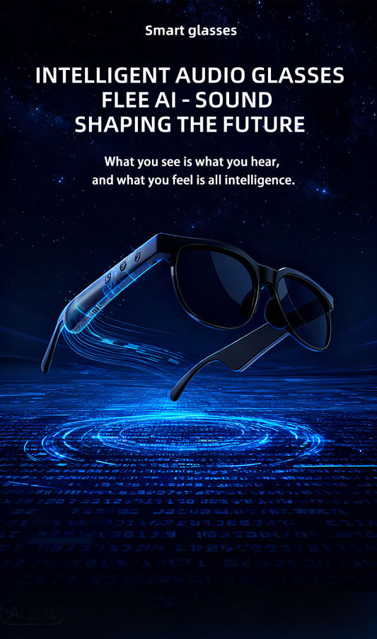 Intelligent Audio glasses Bluetooth Connectivity Real-Time Communication AS-01