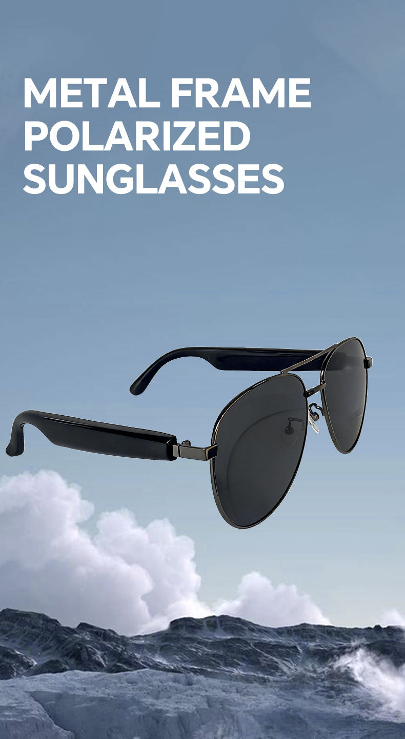 Smart Ai glasses Bluetooth audio Connectivity Real-Time Communication H15