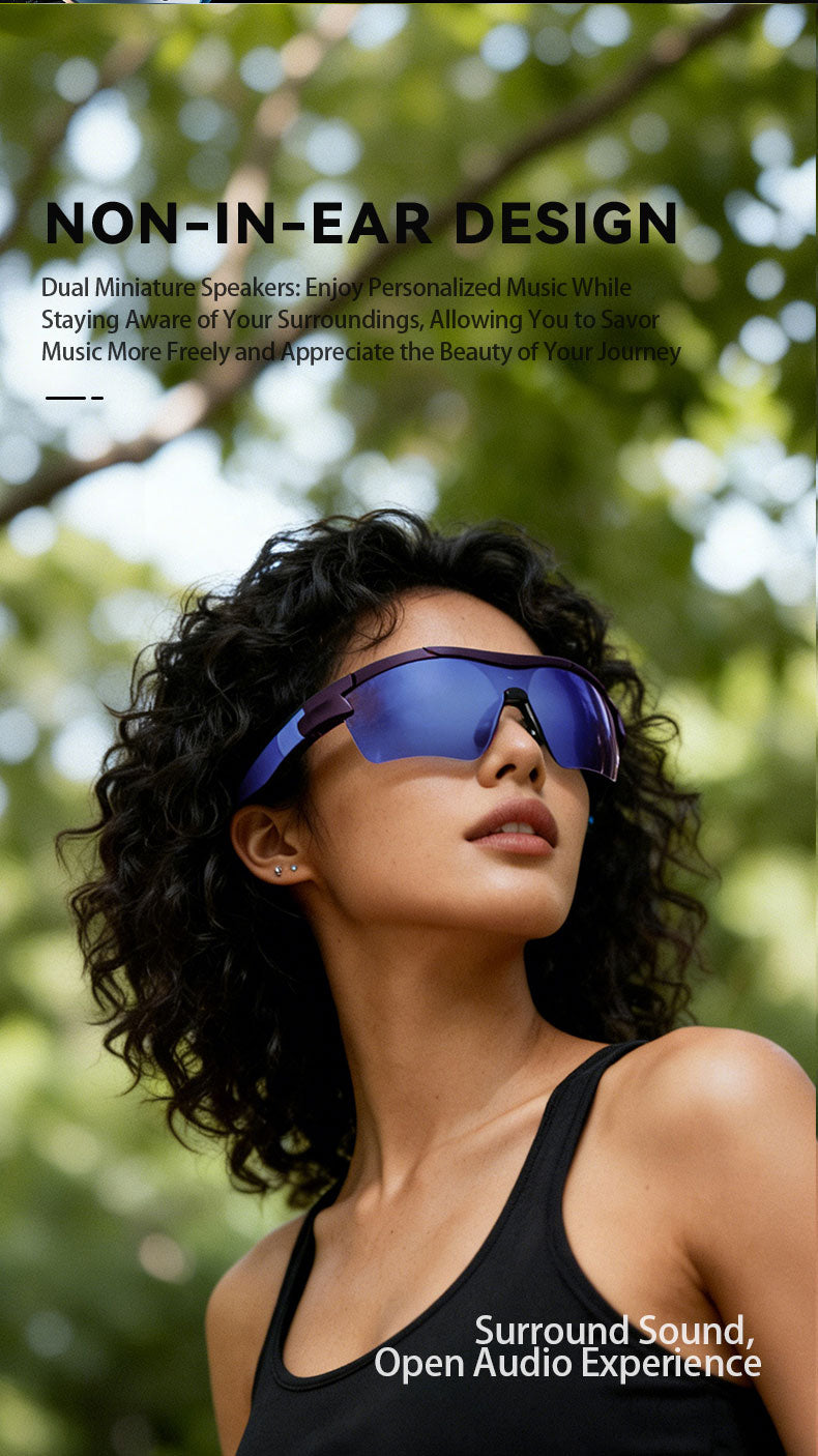 Sport Ai glasses Bluetooth Connectivity Audio Playback Real-Time Communication S-18