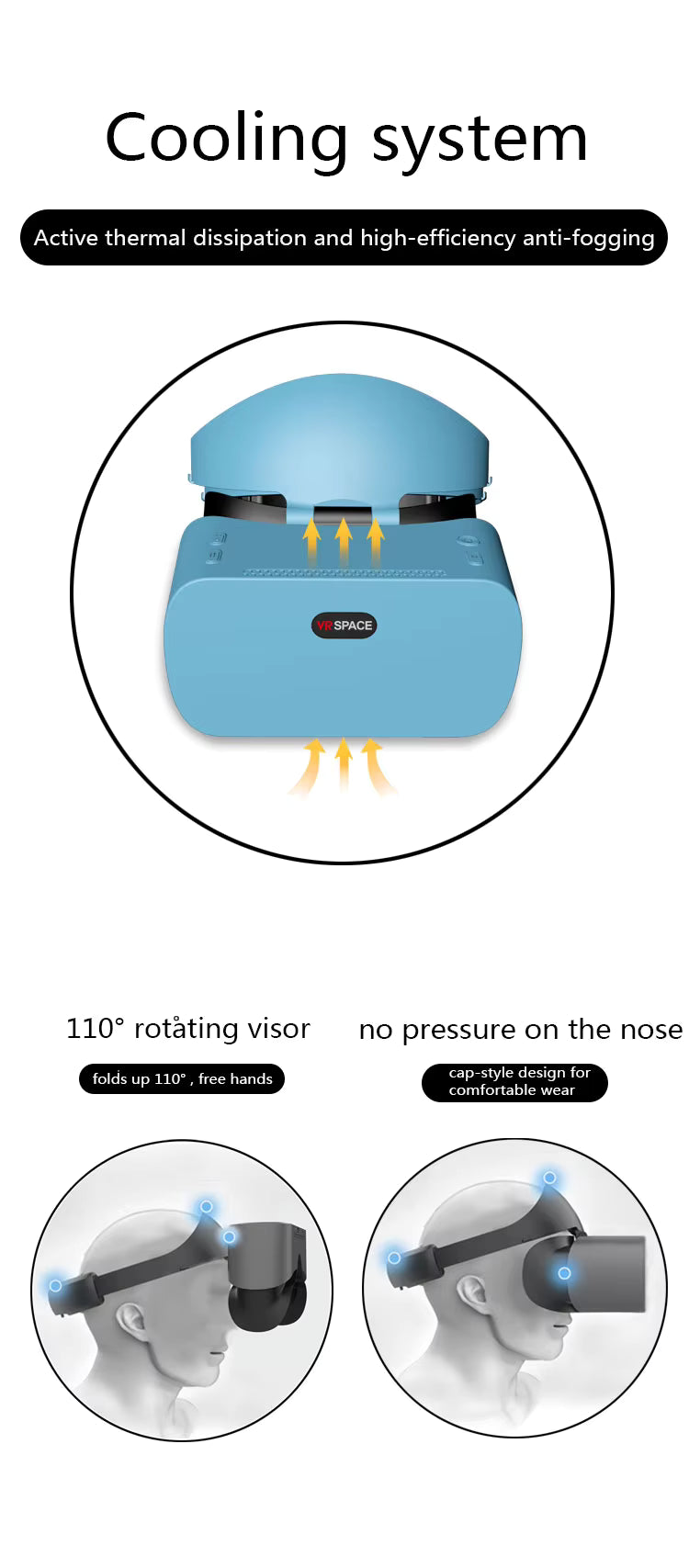 VR Glasses Virtual Reality All-in-one Headset